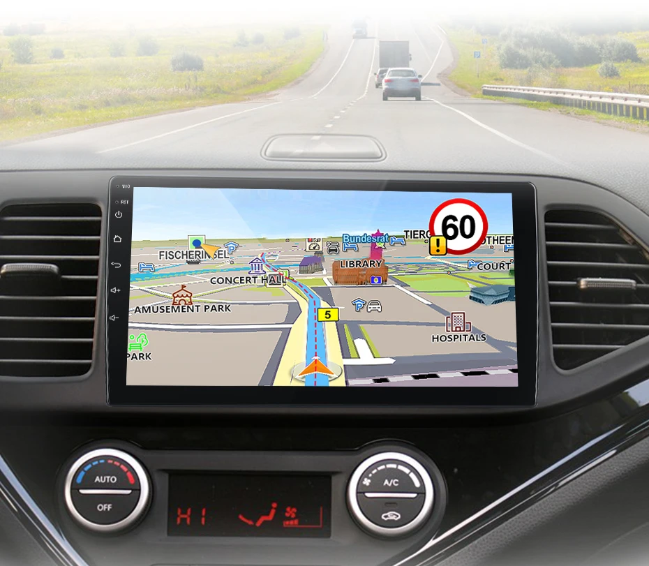 Junsun Wireless CarPlay Android Auto Autoradio für KIA Morning Picanto 2011 - 2016 GPS Multimedia 2 din – Detail 18
