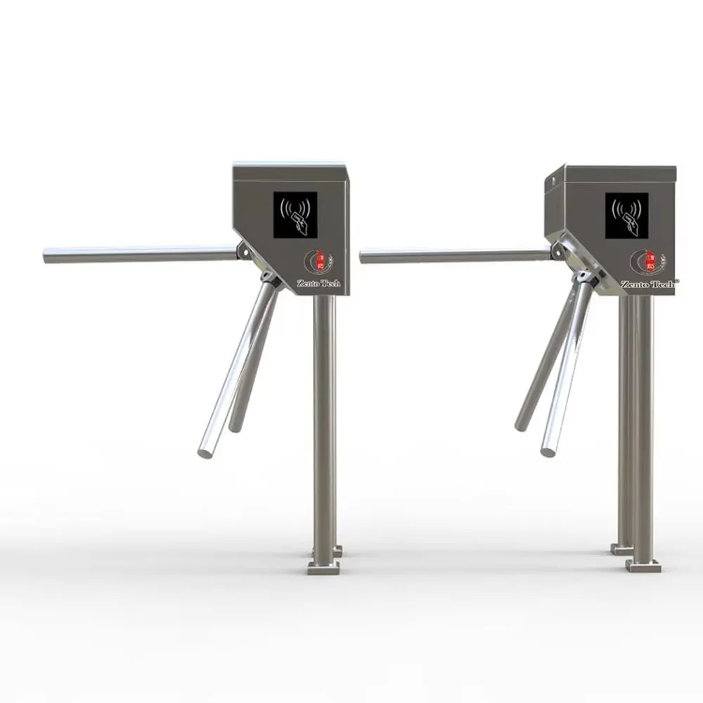 304 Stainless Steel Security Turnstile Coin Swallow Tripod Rotating Gate Semi-Automatic Access Control for Bathroom