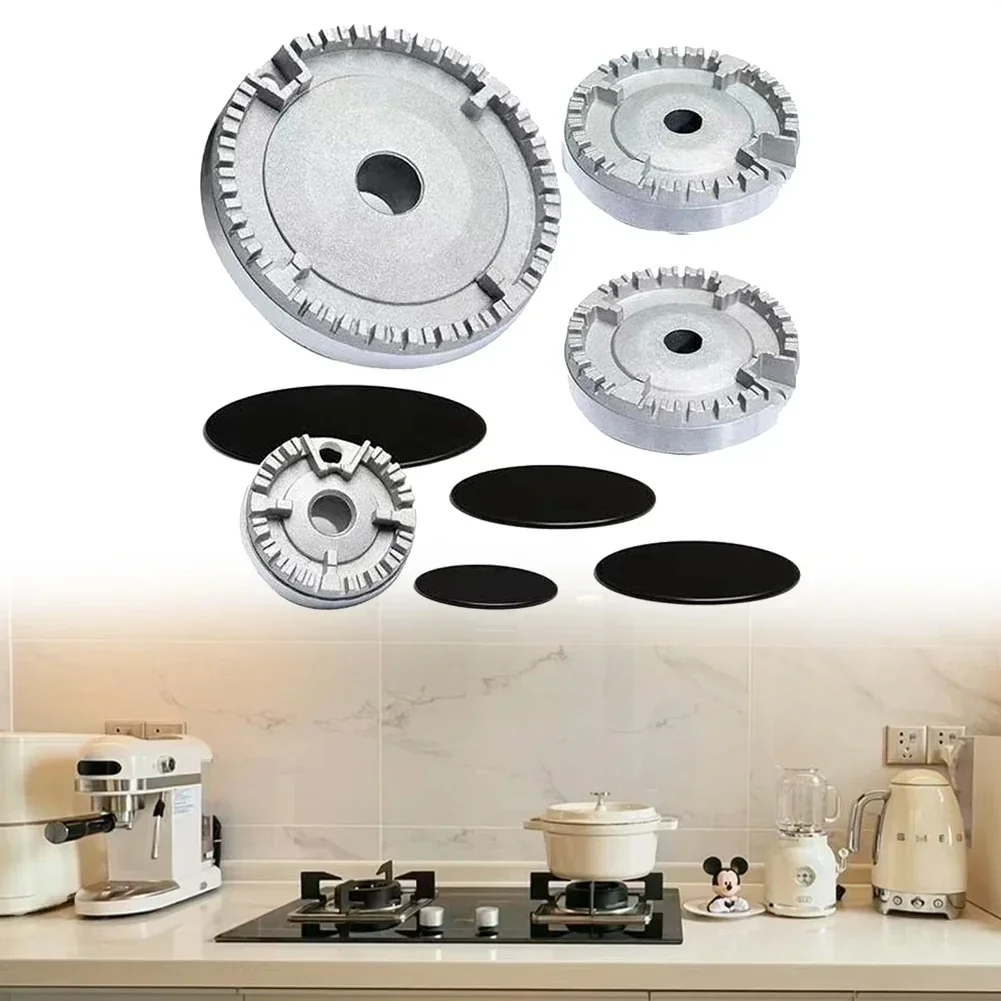 Upgrade Fornuis Hoed Set Oven Gas Kookplaten Voor SABAF 12334 Kachel Handvat Deksel Kit Kachel Keuken Accessoires Ijzeren Cover Vlam Distributeur