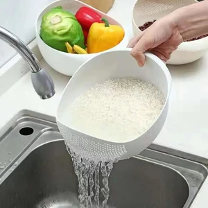 Multifunctional plastic drainage basket, rice washing sieve and filter basket, rice washer, creative filter basket 10 Main Speaks Siege - №2