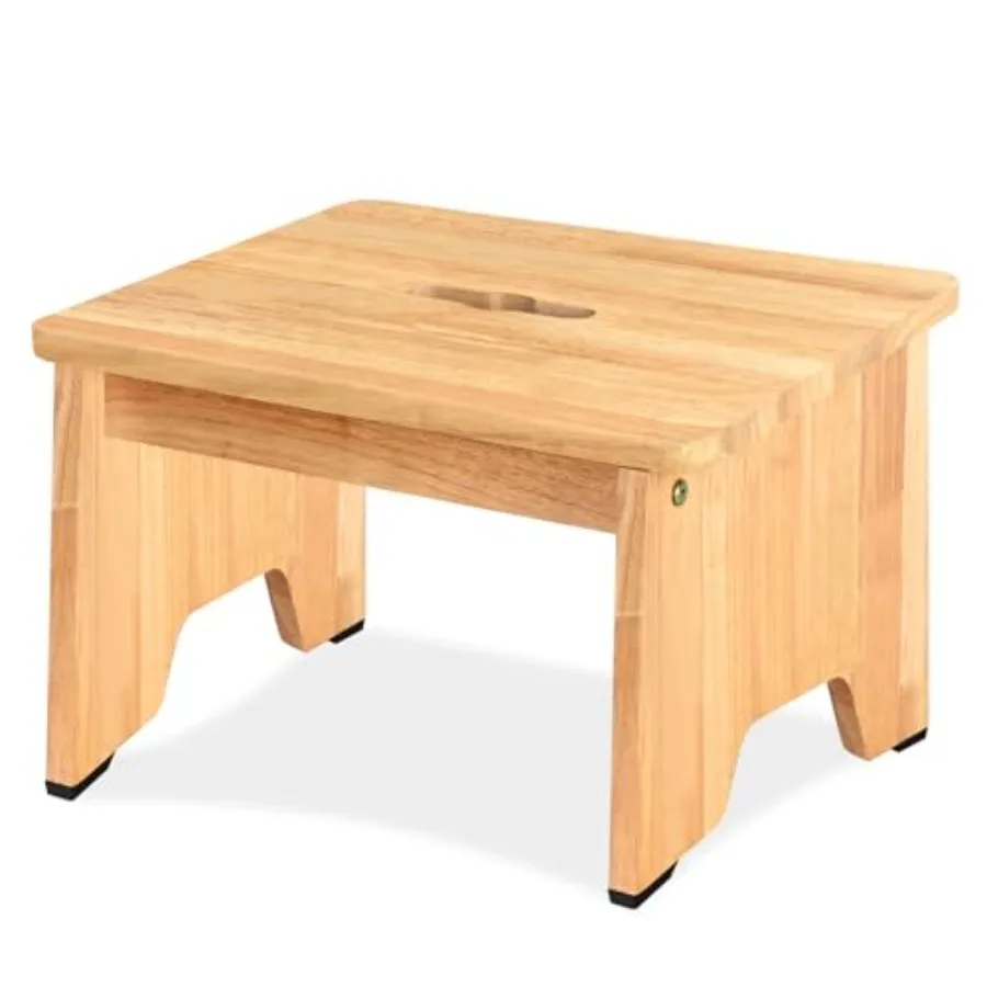 

Деревянная подставка-ступенька One Step Stool для взрослых и пожилых людей, 9 дюймов, усиленная, выдерживает нагрузку до 250 кг, для спальни, кухни, ванной комнаты, прикроватная.