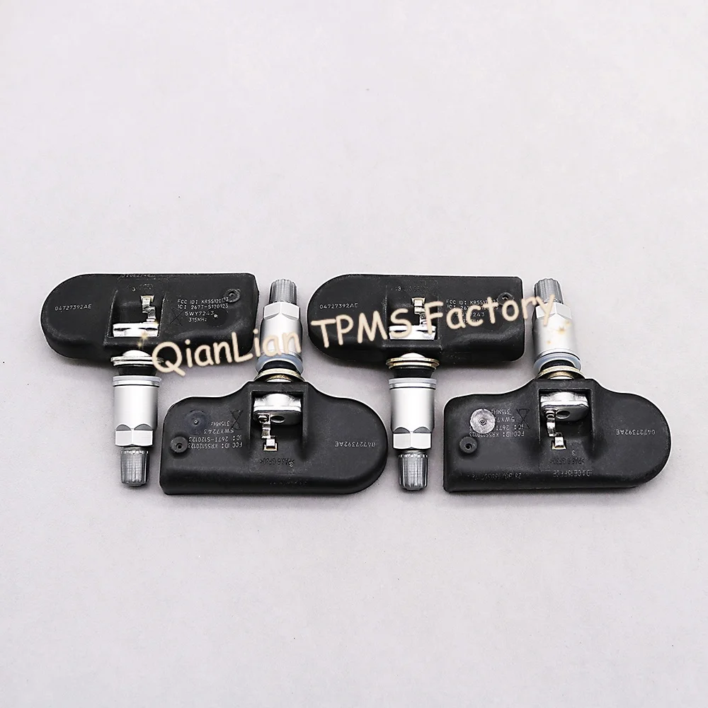 أجهزة استشعار TPMS 1/4 قطعة 04727392AE 04727392AA لكرايسلر باسيفيكا تاون آند كونتري 2004 إلى 2005 315 ميجا هرتز نظام مراقبة ضغط الإطارات