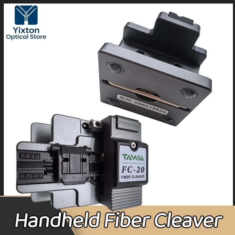 FC-20 Fiber Optic Cutter smooth cut surface Cold Cutting Tool High Precision Cleaver blade life 48000 times handheld cleaver