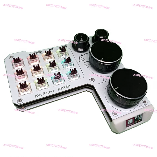 Bluetooth Dual-mode Display KPX6B Mechanical Keyboard Wireless Custom Four-knob Designer Programming Customization - Image 3