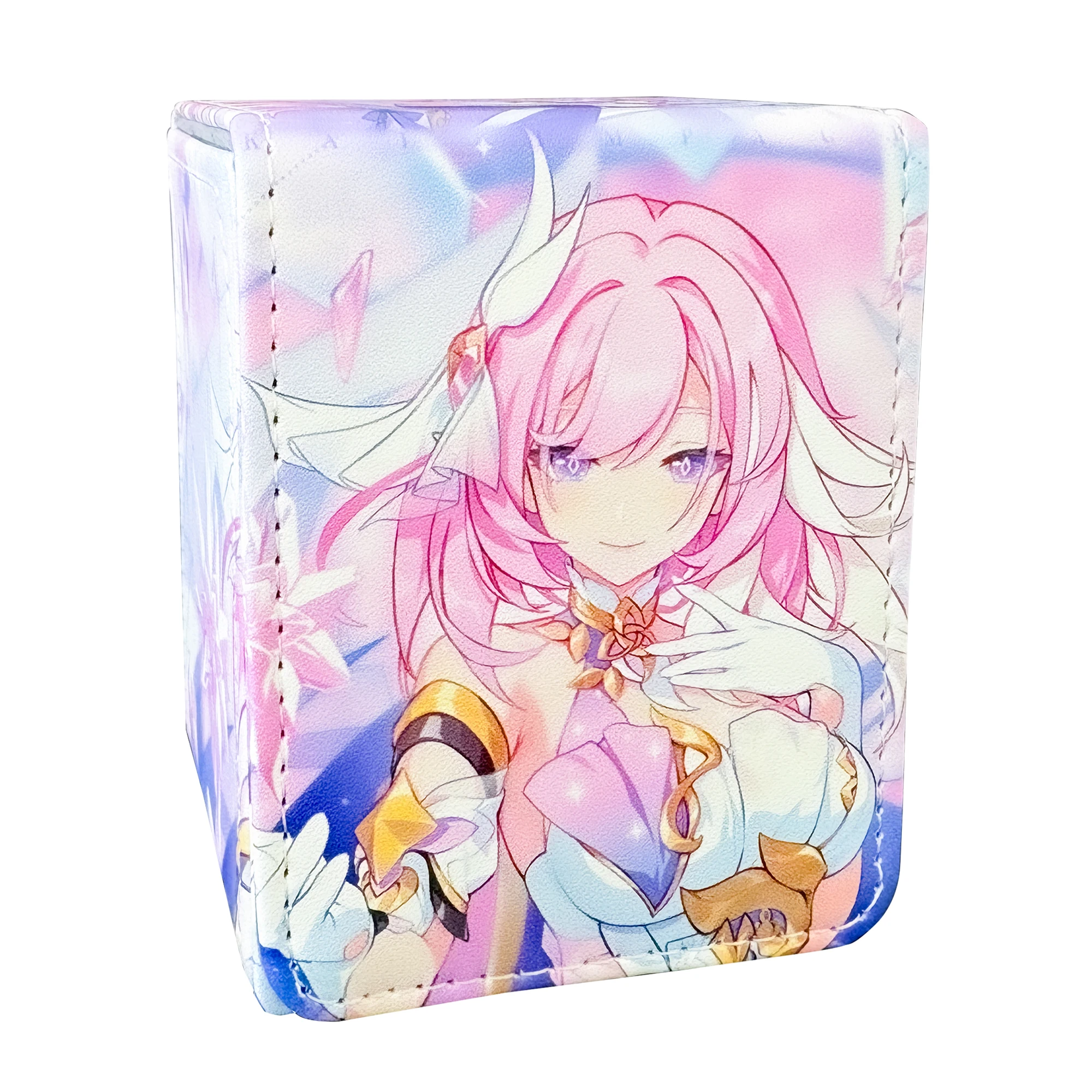 

Honkai Impact 3 Elysia Ws Ptcg Card Storage Box High-End Leather Card Collection Box Yu-Gi-Oh! Board Game Card Storage Box Toys