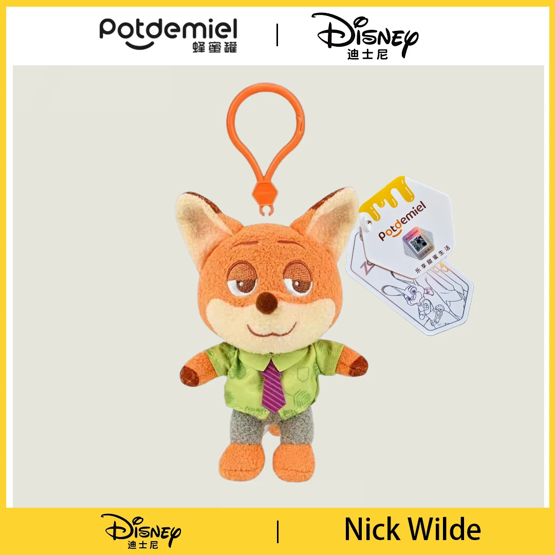 

Disney Zootopia Judy Nick Plush Pendant Keychain Boy and Girl Plush Doll Birthday Gift 100% Authentic