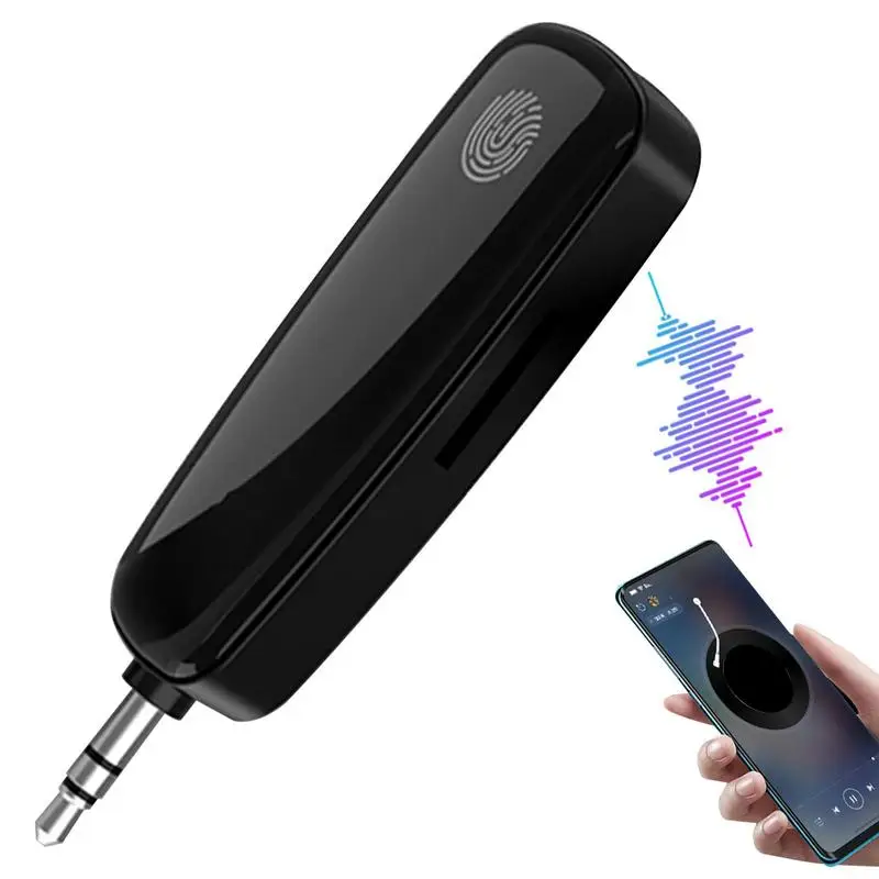 Wireless Audio Adapter For Car 3.5mm Audio Jack Receiver AptX Adaptive HD Audio Car Accessories For Tablets Wireless Headphones