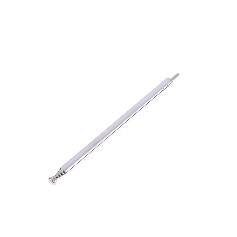 1pc TV Radio DAB AM FM Universal Folding Length 89MM And Unfold 295MM New 5273-5 Section Replacement Telescopic Aerial Antenna