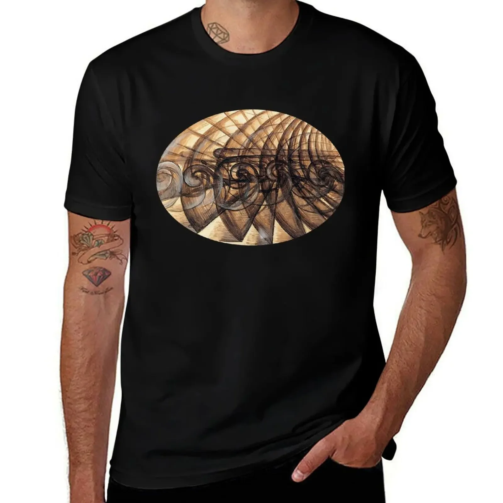 Giacomo Balla: Speed of a Motorcycle T-Shirt cotton man t-shirts luxury designer cheap stuff men t shirt