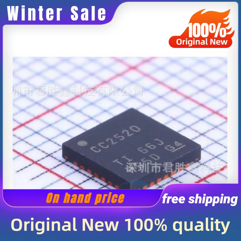 4PCS (IC) New original CC2520RHDR CC2520 QFN28 quality goods