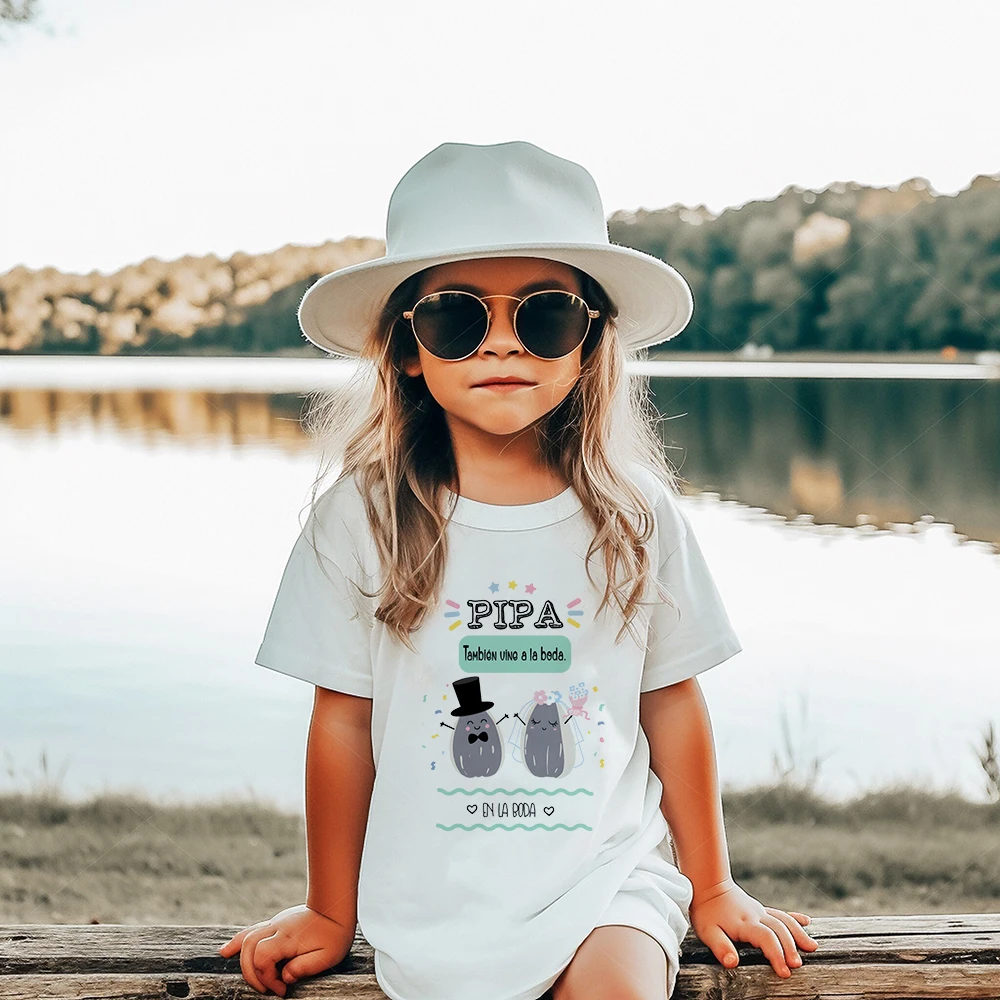 

I Will Also Attend The Wedding Dad Kids T-shirt Pattern Print Child Tee Top Casual Comfort Short Sleeve Tshirt Wedding Clothes