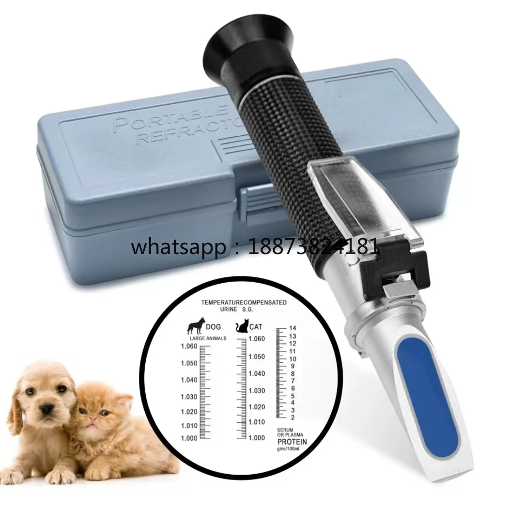 

Pet Vet Animal Clinic or Hospital Use Dog and Cat Urine Specific Gravity Concentration Meter Refractometer