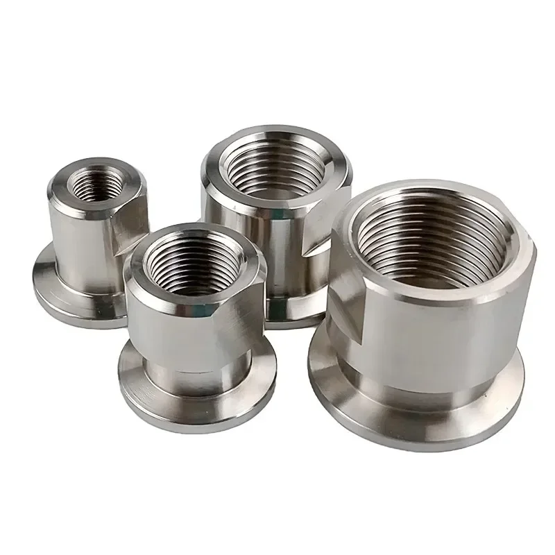 KF16 KF25 KF40 KF50 KF Vacuum Pipe Fitting 304 Stainless Steel 1/8\
