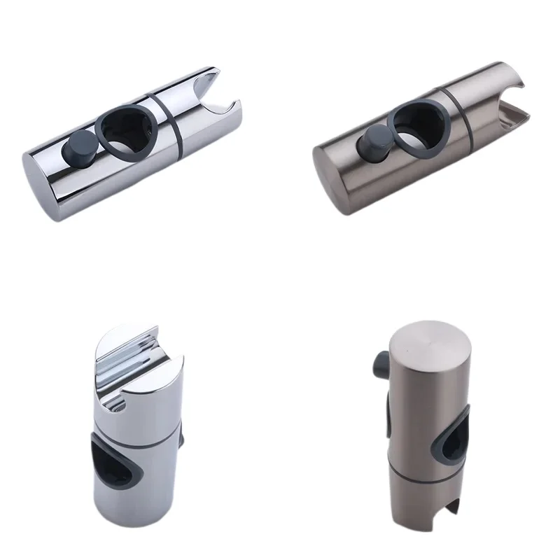Image 7: Support de pommeau de douche universel réglable 18~25mm en ABS chromé, accessoires de salle de bain, supports de montage pour douche