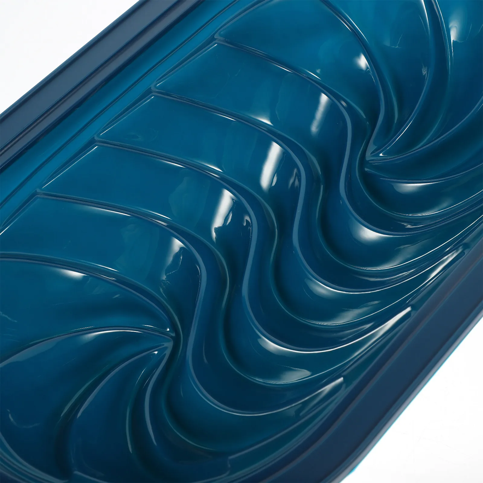 Moule à pain en silicone en forme de spirale, antiadhésif, flexible, résistant à la chaleur, pour la maison, la boulangerie, le four, le micro-ondes, le congélateur