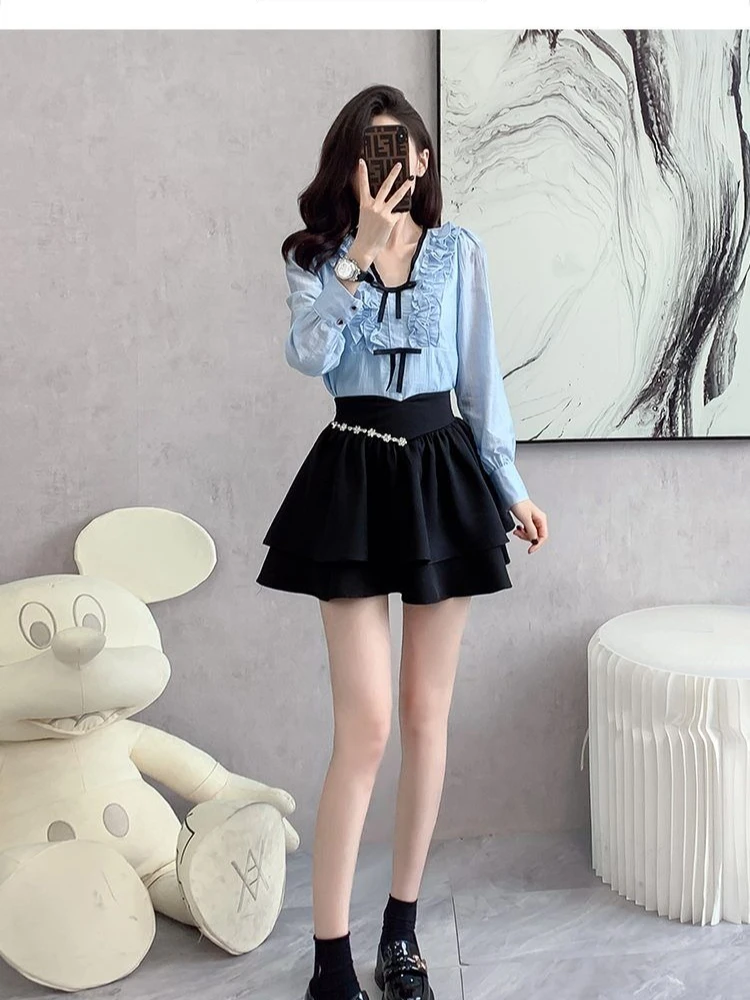 doux-temperament-chemise-demi-jupe-deux-pieces-ensemble-femmes-debut-automne-nouveau-design-sens-college-style-decontracte-ensemble-de-mode