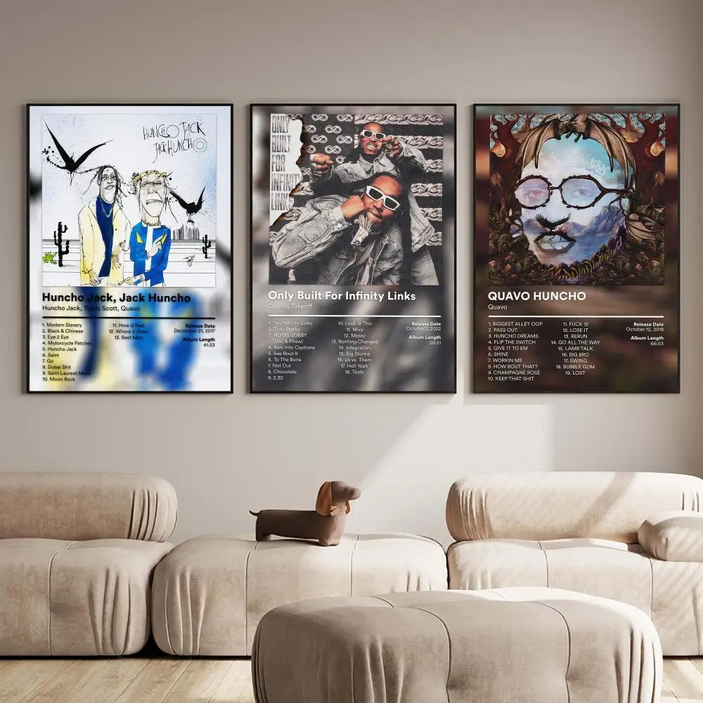 Rapper Q-Quavo Album Poster PP Wall Decor Posters Celebrity Music Art Prints Bedroom Office Gift