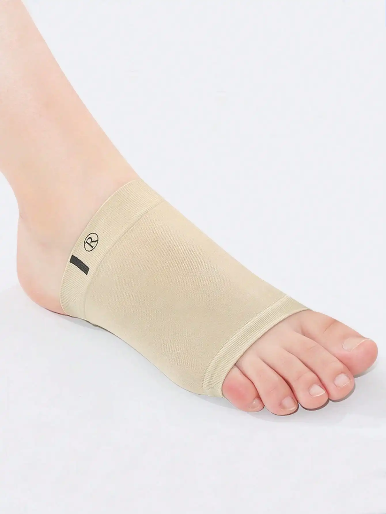 1 Paar elastische Fußgewölbestützen, Slip-On-Fußschützer, stoßdämpfende Laufeinlagen für Männer und Frauen – Detail 2