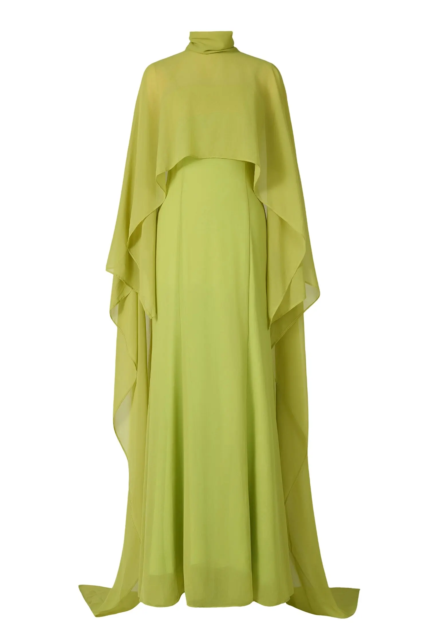 Customized 2 Pieces Evening Dress with Cape Spaghetti Strap Sheath Formal Occasion Gown 2-in-1 Maxi Formal Dress for Women