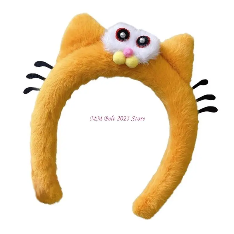 49ME การ์ตูนน่ารัก Animal Hairhoop Plush Hairband ชุดรูปแบบเหตุการณ์อุปกรณ์เสริมวันหยุด