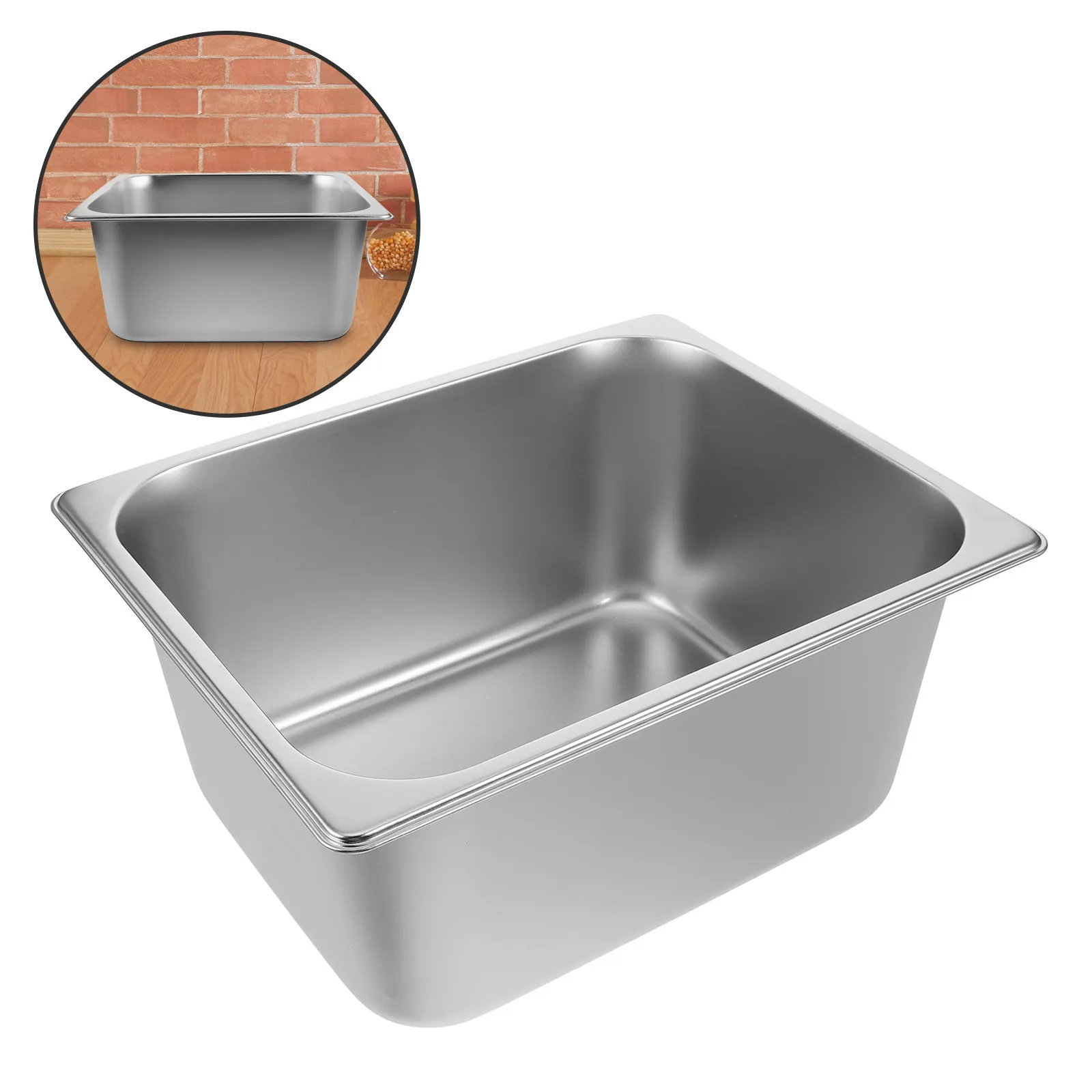 

Контейнер для риса из нержавеющей стали, компактный, герметичный, большой емкости, для хранения круп и продуктов на кухне