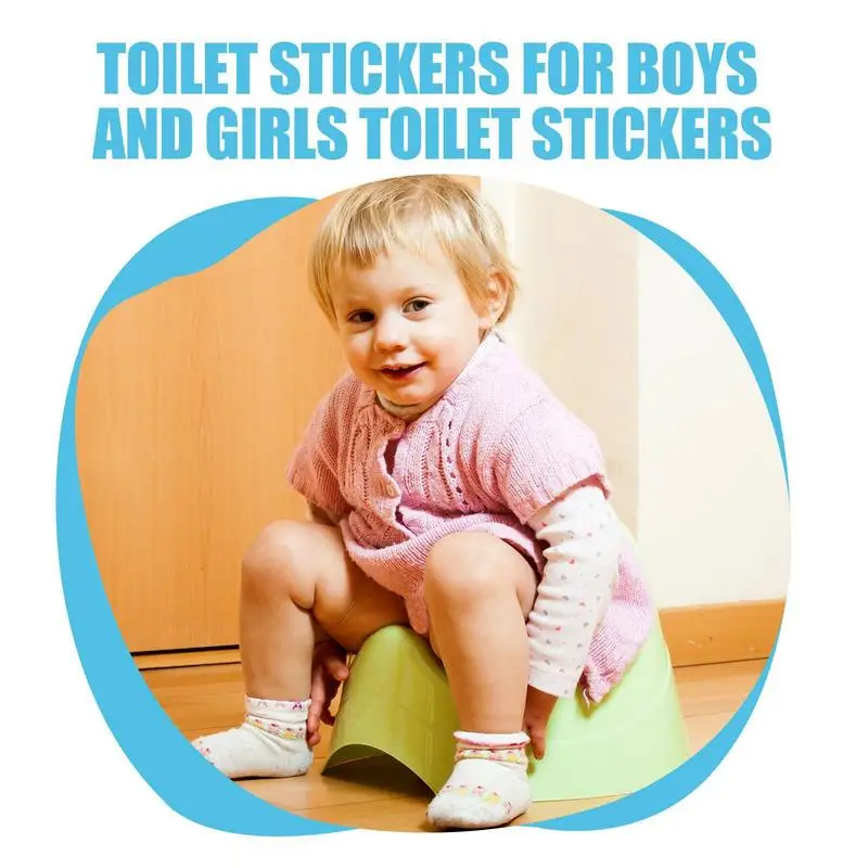 10pcs/pack Potty Training Stickers Cartoon Animal Theme Reward Stickers with 10 Different Patterns for Potty Training Seat