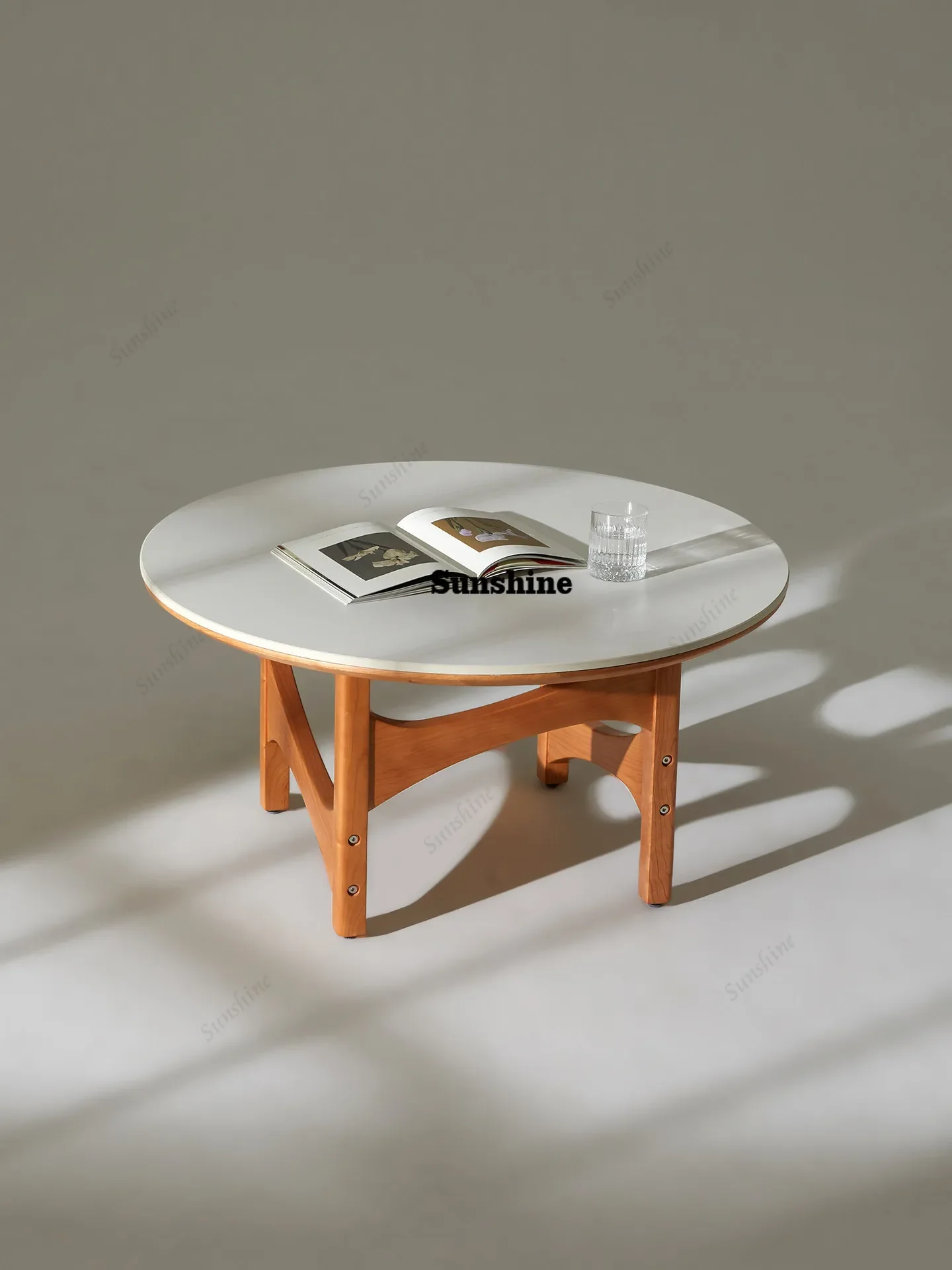 

Nordic light luxury coffee table living room simple small apartment side table FT