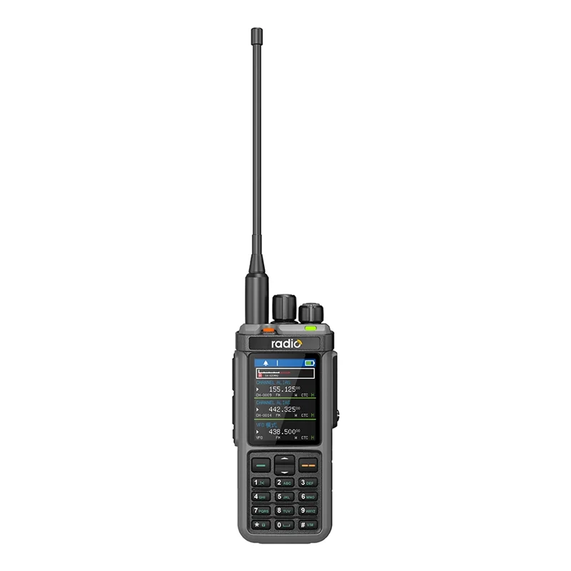 Reliableuv-98 PLUS Air Band Walkie Talkie + GPS + APRS Repetidor de banda cruzada Pantalla de 2,4 pulgadas USB LSB CW CB SW MW LW SSB Ham Radio