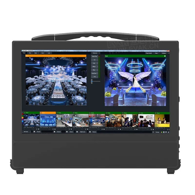 17.3" Large Screen Portable  Redefining Live Broadcasting Excellence livestream Equipment For Virtual Events And Conference