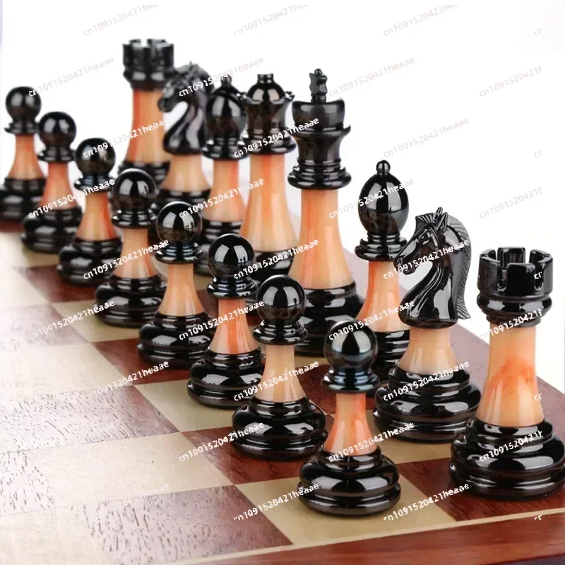 Suitable for 45CM   Figures Wooden  Set Professional Folding Family Classic Board Games Chess Home