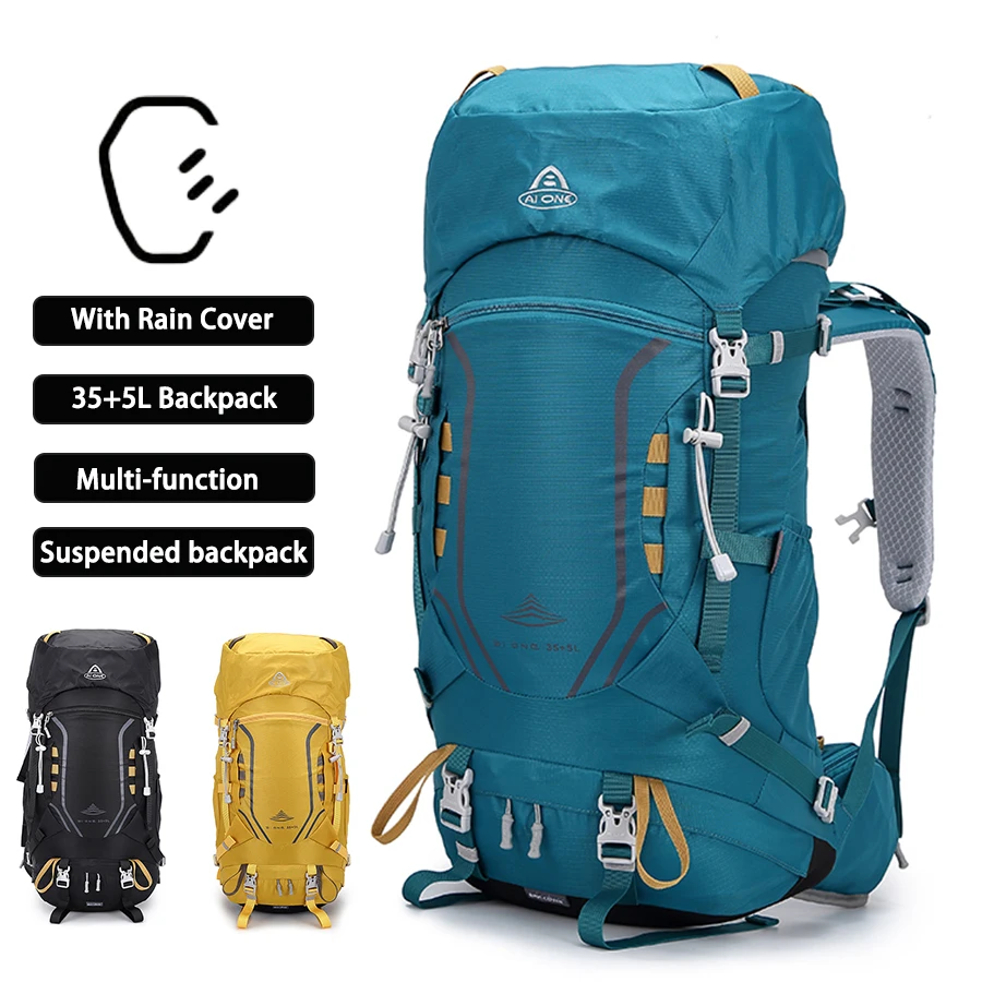 

35+5L Climbing Bag Hiking Backpack Men Sport Mountain Backpacks Tourist Rucksack Molle Trekking Backpack Tactical Bag Men Women