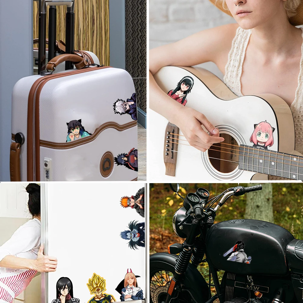 Anime 3D Motion Sticker Magische Sticker Creatieve Auto Sticker Notebook Bagage Sticker