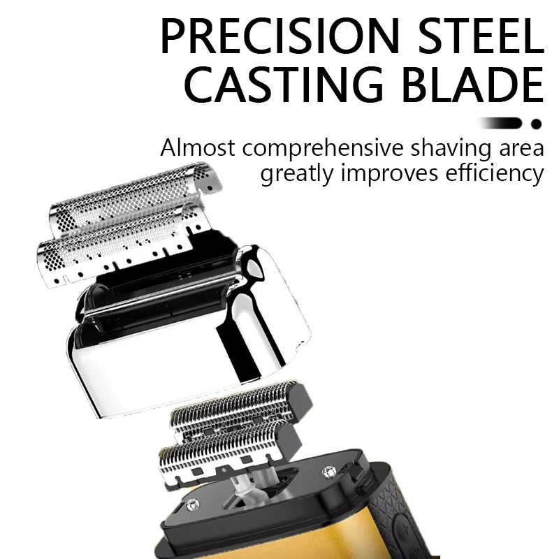 100% Kemei الشعر المتقلب الكهربائية ماكينة حلاقة اللحية المهنية أداة تهذيب اللحية قادين الشعر ماكينة حلاقة صغيرة للرجال KM-T123
