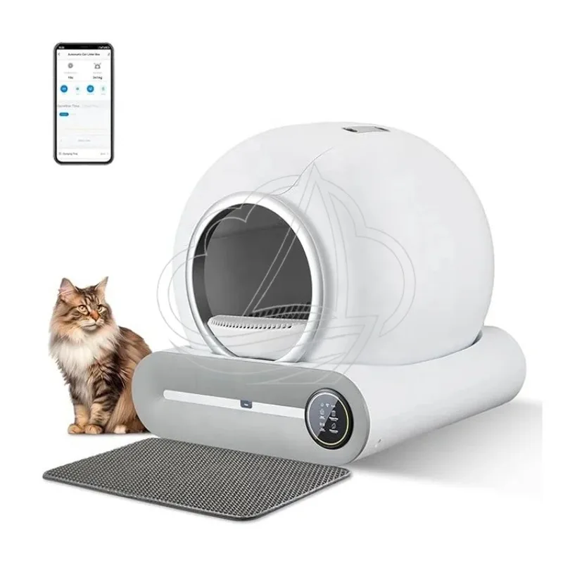 65L Fully Automatic Cat Litter Box Auto Induction Easy Clean Smart Cat Toilet Tuya APP Remote Control Pet Supplies
