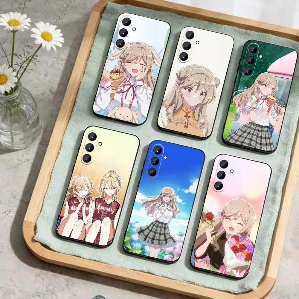 

Watanare Anime Phone Case For Samsung Galaxy A73,A21s,A22,A31,A52,A53,A71,A41Soft Black Shell