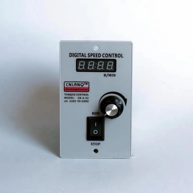 Regolatore di velocità con display a LED 400W UX-A-52 AC 220V 50/60hz Regolatore di controllo Avanti e indietro Regolatore di velocità del motore
