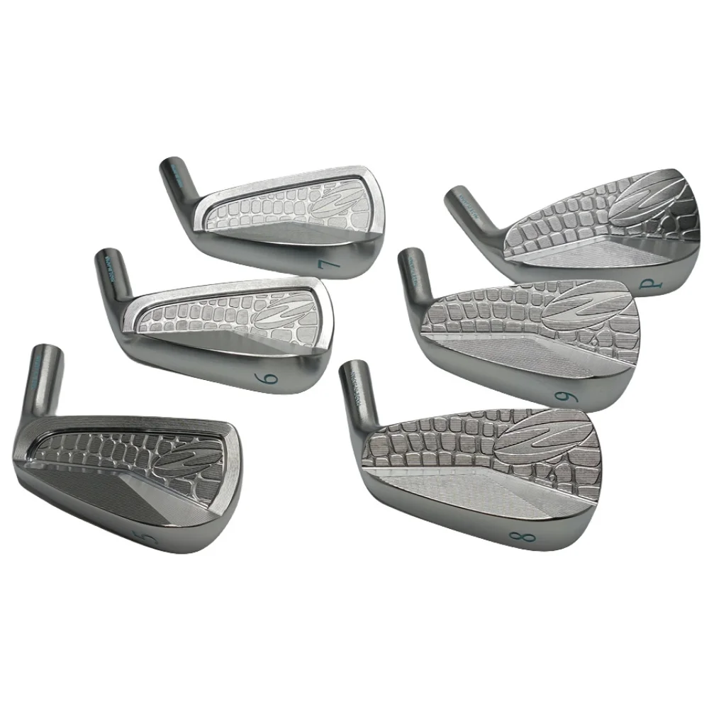 ZOD Golf Irons with Shaft and Grips ,silver 5.6.7.8.9.P 6PCS, Soft Iron Forged, 2024 Golf Clubs, 6Pcs