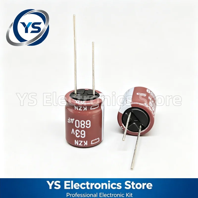 10-50pcs NIPPON KZN Series 63V680uF 16X20mm 680UF63V 680UF 63V Low ESR Electrolytic Capacitor NEW Original EKZN630ELL681ML20S