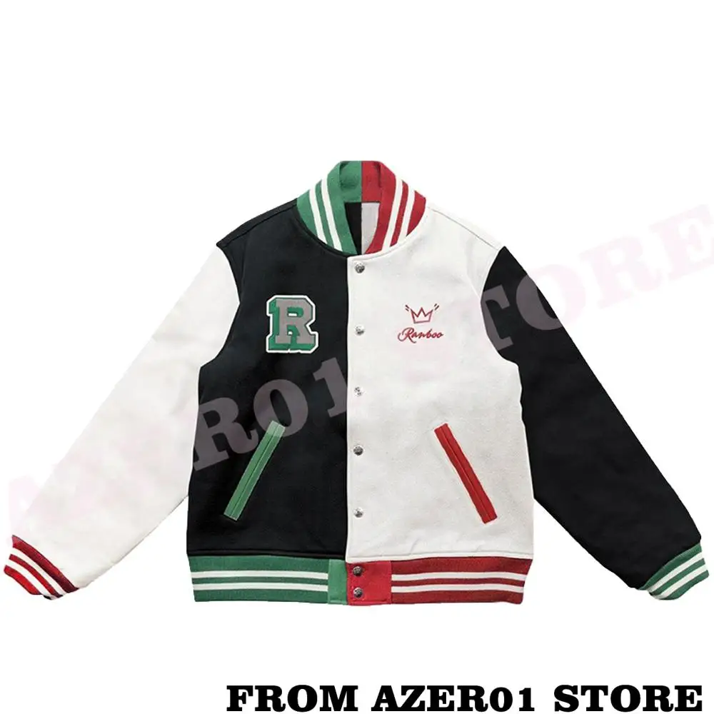 Ranboo Fashion NEW Varsity Jacket Dream Team SMP 3D Print jacket winter Hoodies Men/Women Baseball Uniform Streetwear sweatshirt