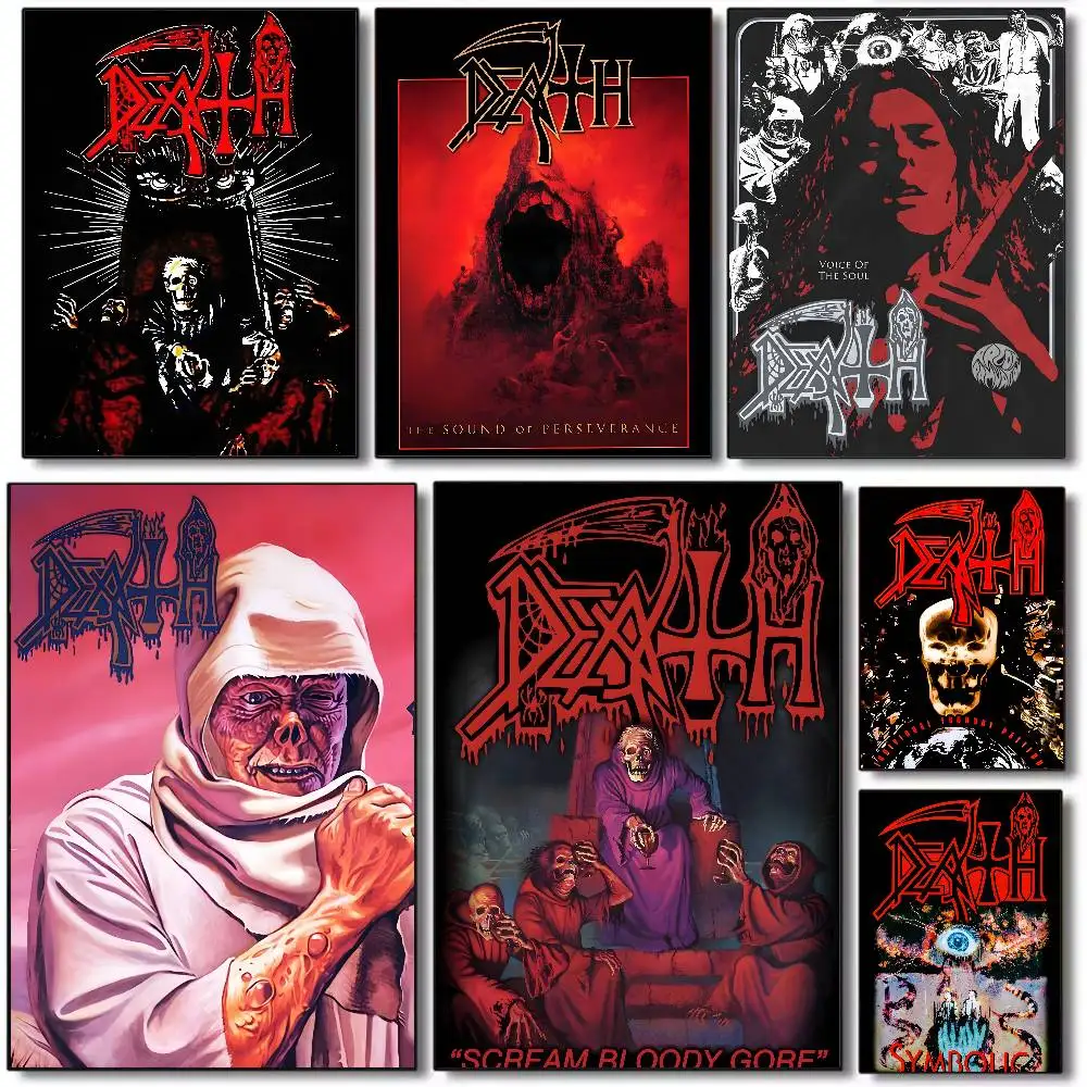 Angles Old D-Deaths Mental Rock Band poster Art HD canvas advanced aesthetic Printing Paper Wall Art for Living Room Home Decor
