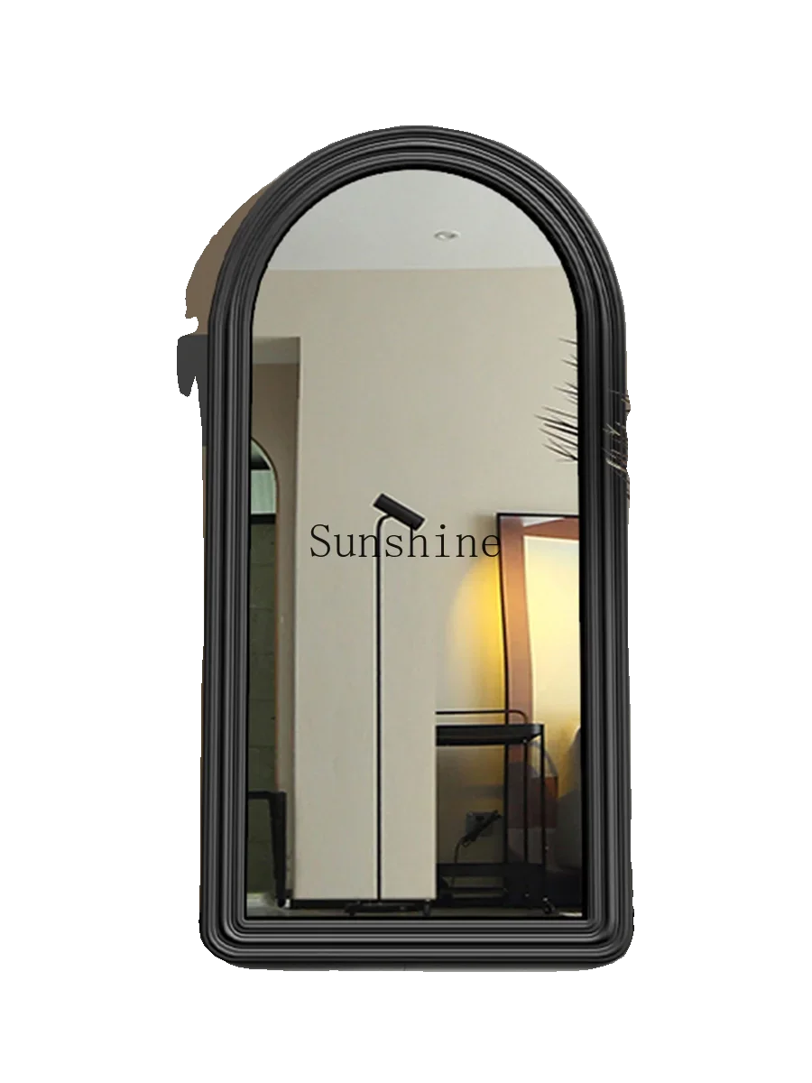 

European floor-to-ceiling bedroom clothing store against the wall cloakroom wall-mounted fitting mirror FT