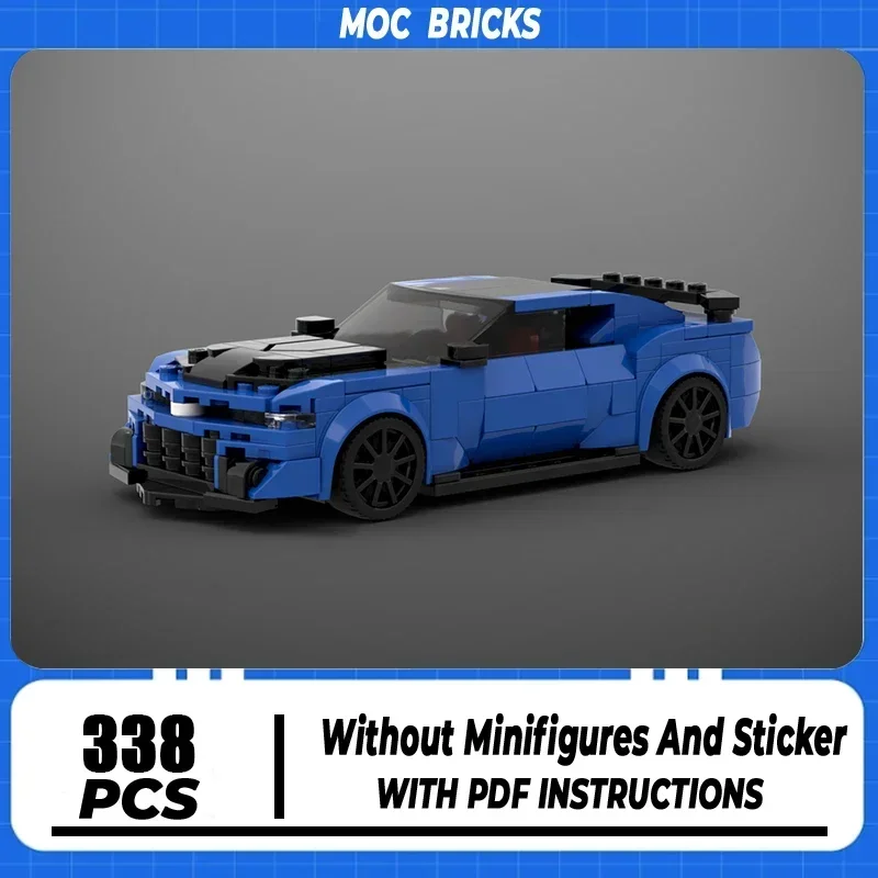 

Champion Speed Cars ZL1 1LE Model Moc Building Blocks Super Sports Car Bricks DIY Assembly Construction Toy Holiday Gifts