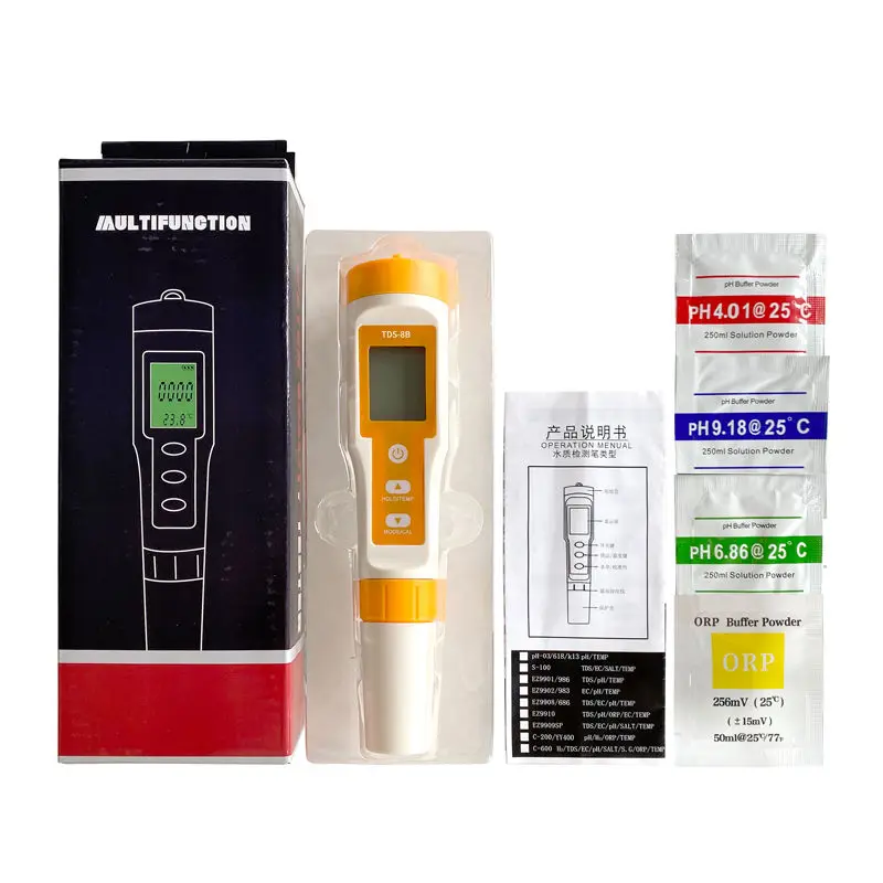 

TDS-7B High Precision Acidity Meter Test Pen Fish Tank Detection Instrument Value Tester Water Quality Measurement PH Meter