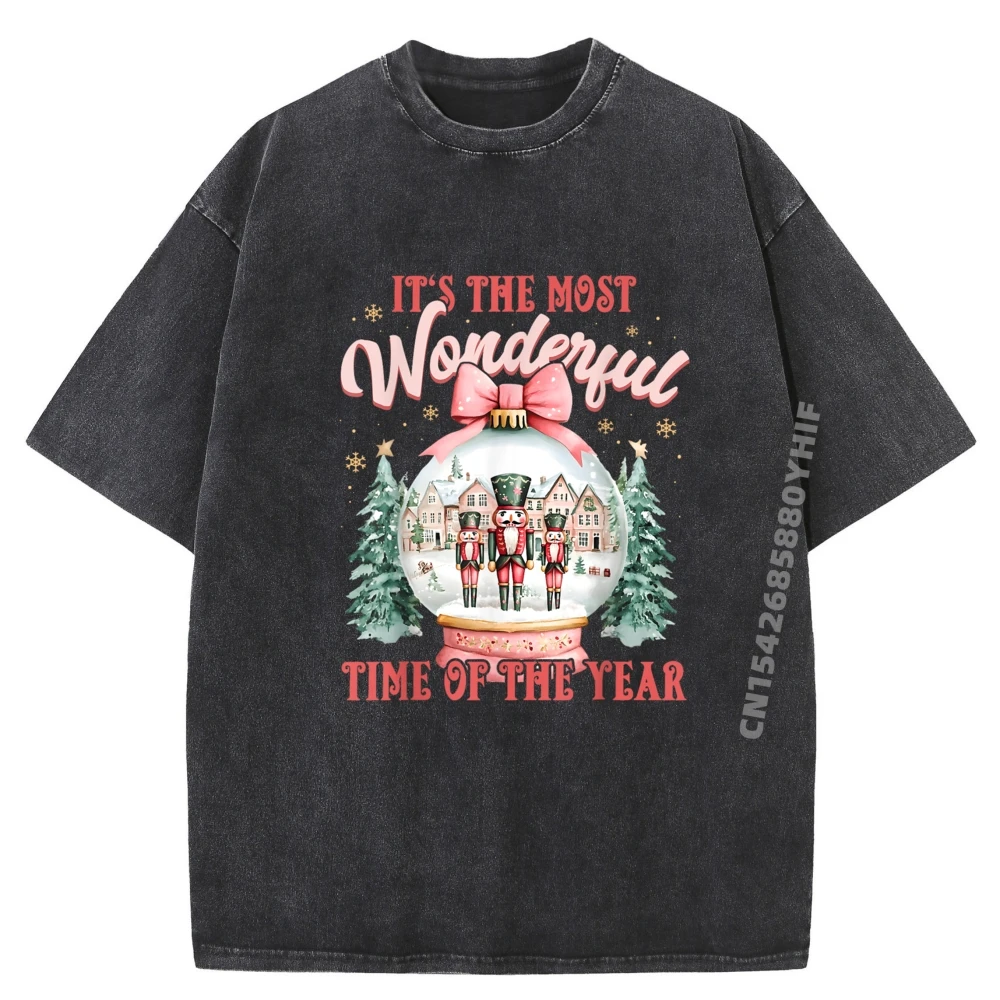 

It The Most Wonderful Time Of The Year Nutcracker Ballet Big And Tall Oversized Washed T Shirts For Men