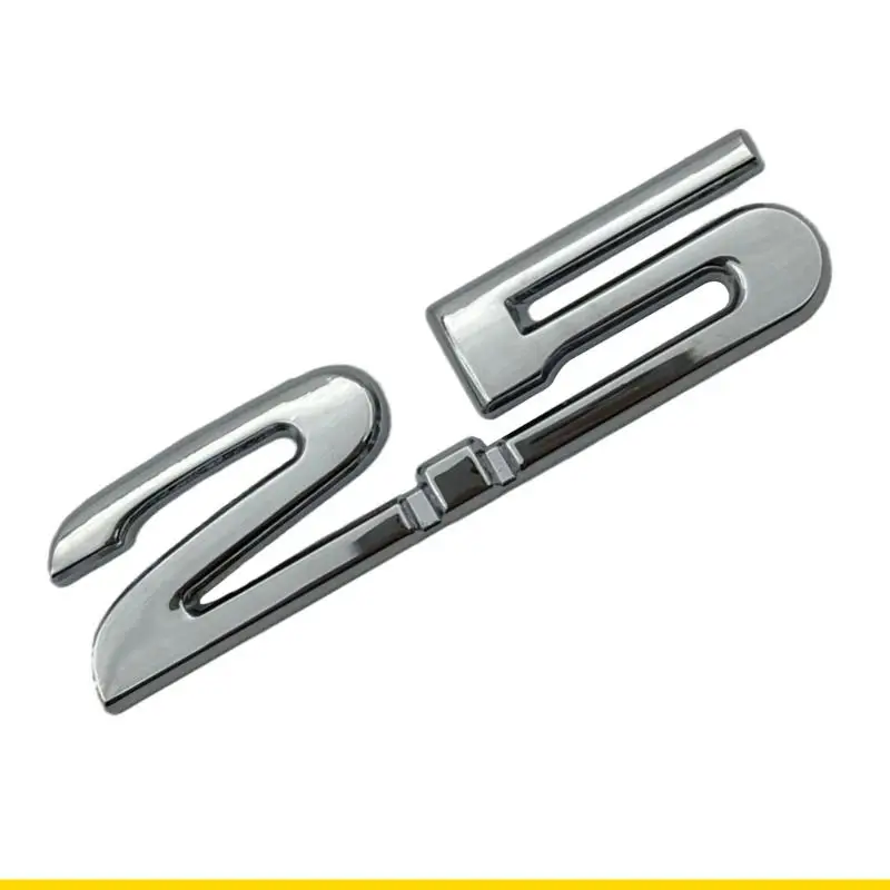 SZCH 3D ABS 2.0 2.5 Shaped Car Badge Decal Sticker Car Accessories