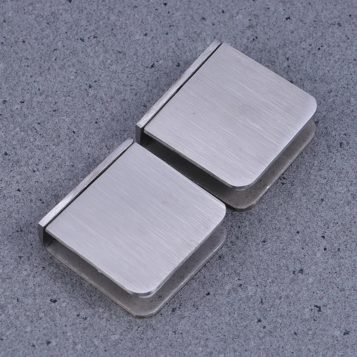 

4pcs Stainless Steel Glass Clamp Bracket Holder Satin Finished Wiredrawing Rust-Free Adjustable For Door Window Balustrade