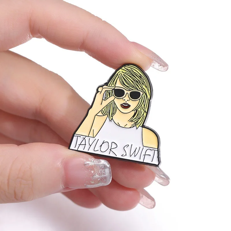 Fashion Singer Hard Enamel Pin Rock Band Sixth Tour tickets Brooches on Backpack Briefcase Badge Jewelry Decoration Gifts