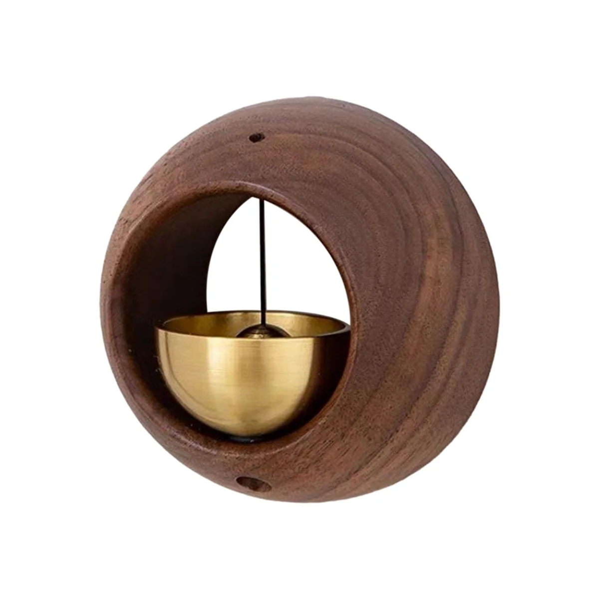 Shopkeepers Bell for Door Opening Wind Chime Magnetic Absorption Wood Doorbell for Shop Entrance Reminder Bell