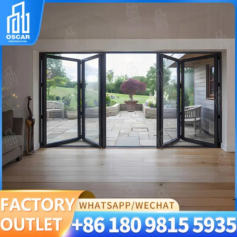 

Customizable Bifold Style Doors Ideal for US Office Spaces Factory Made Bifold Door