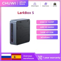CHUWI LarkBox S MiniPC Intel i3-1220P UHD Graphics 10 cores and 12 threads 16GB RAM 512GB SSD Desktop Gaming Computer Mini PC